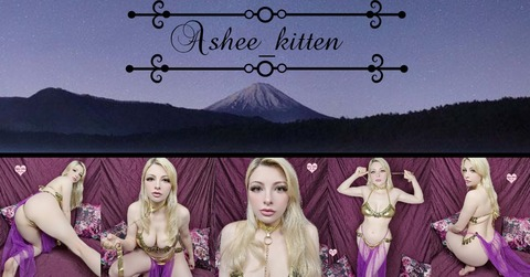 OnlyFans header picture ashee_kitten