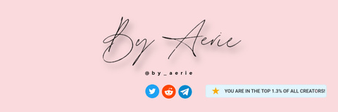 Gambar header OnlyFans by_aerie