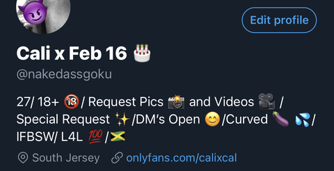 Gambar header OnlyFans calixcal