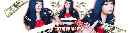 Imagen de encabezado de OnlyFans de gothicc_waifu.censored
