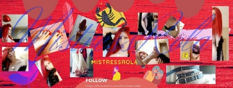 OnlyFans हेडर तस्वीर mistressrola