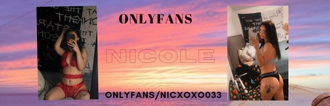 Image d'en-tête OnlyFans nicxoxo033