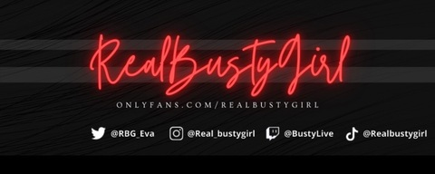 OnlyFansヘッダー写真 realbustygirl