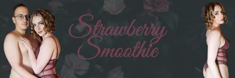 OnlyFans header picture strawberry-smoothie